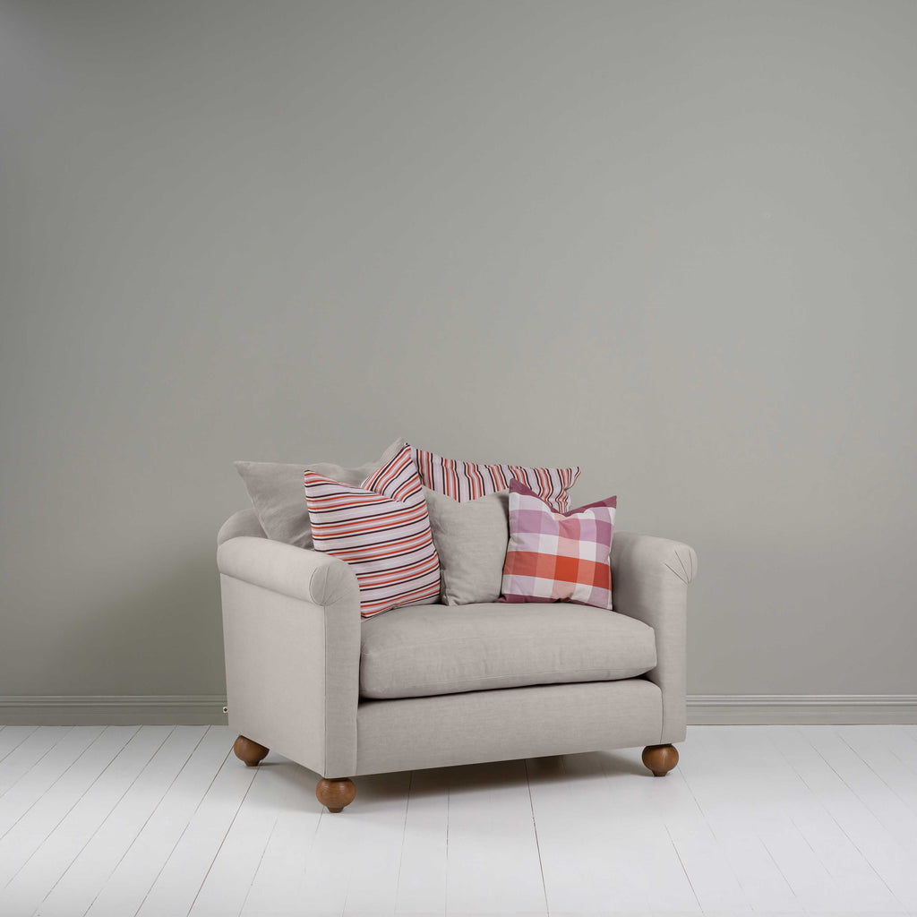  Dolittle Love Seat in Laidback Linen Pearl Grey 