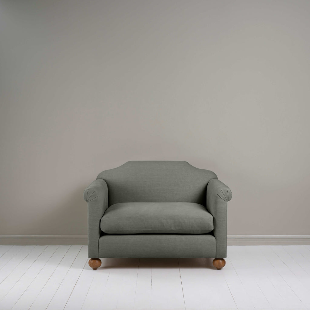  Dolittle Love Seat in Laidback Linen Shadow - Nicola Harding 