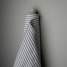  Ticking Cotton Aqua Brown, Fabric Roll - Nicola Harding & Co. 