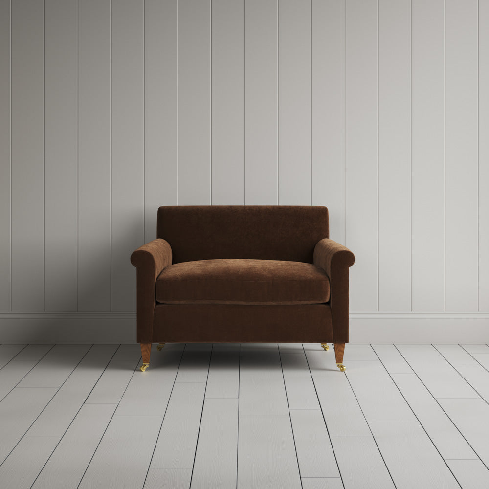  Idler Love Seat in Classic Corduroy Tobacco 