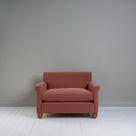  Idler Love Seat in Intelligent Velvet Damson - Nicola Harding 