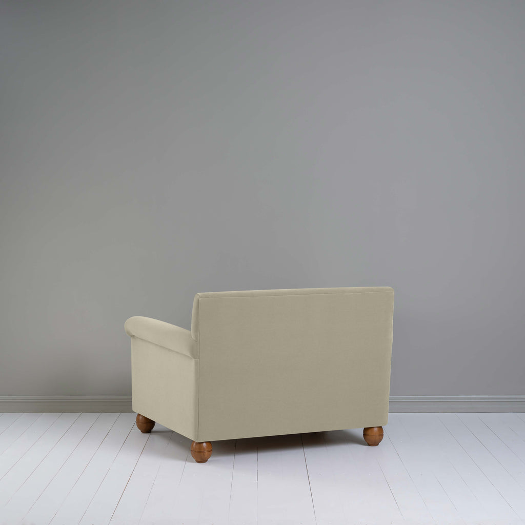  Idler Love Seat in Intelligent Velvet Moonstone 