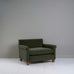 image of Idler Love Seat in Intelligent Velvet Seaweed