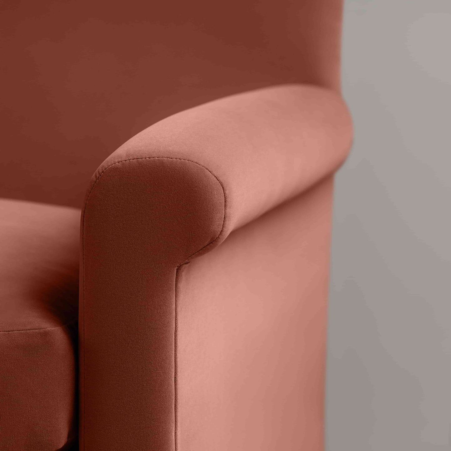 Idler Love Seat in Intelligent Velvet Sienna