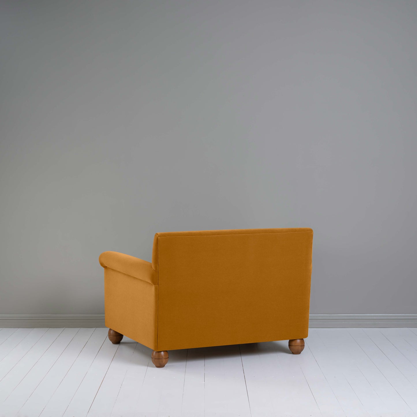 Idler Love Seat in Intelligent Velvet Spice