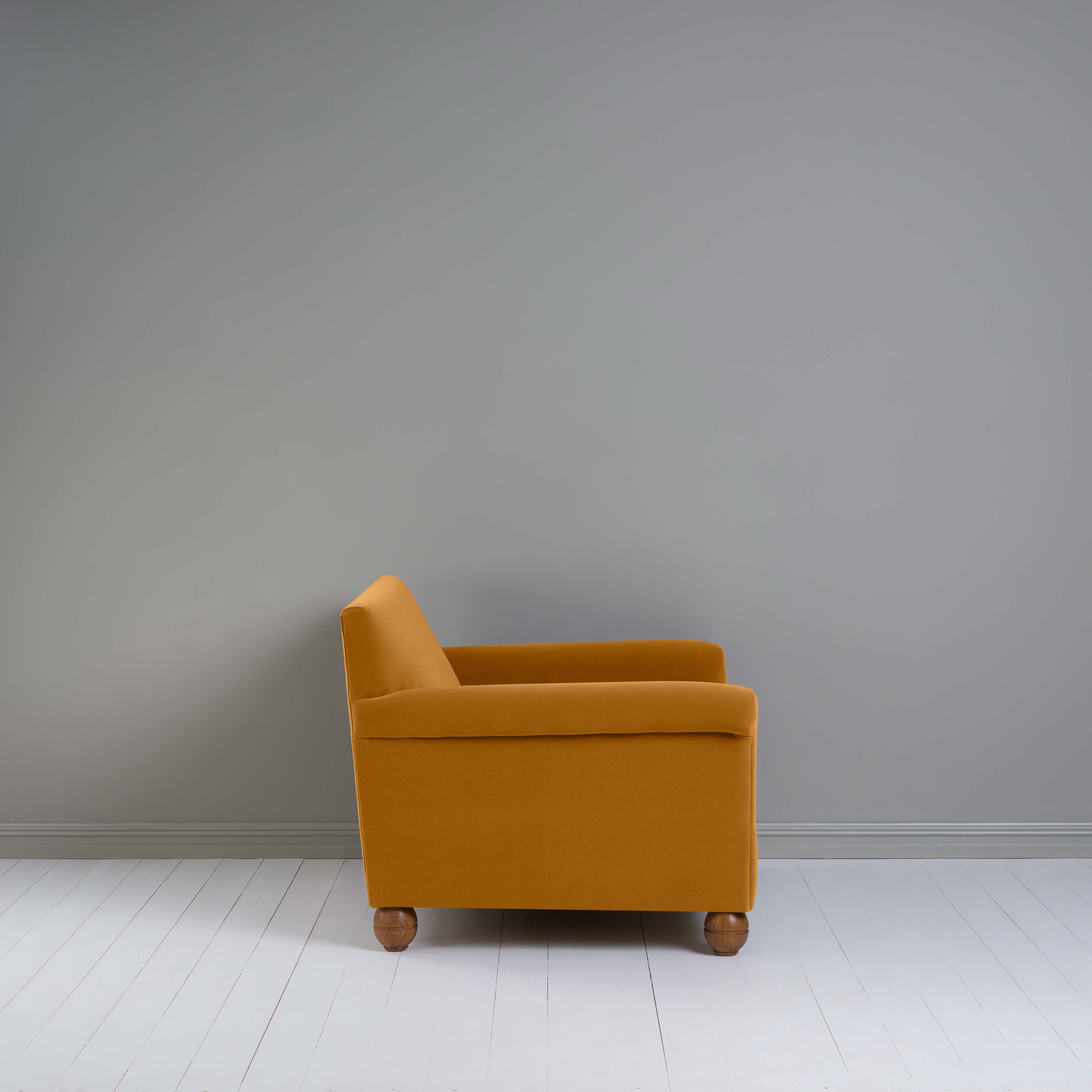  Idler Love Seat in Intelligent Velvet Spice - Nicola Harding 