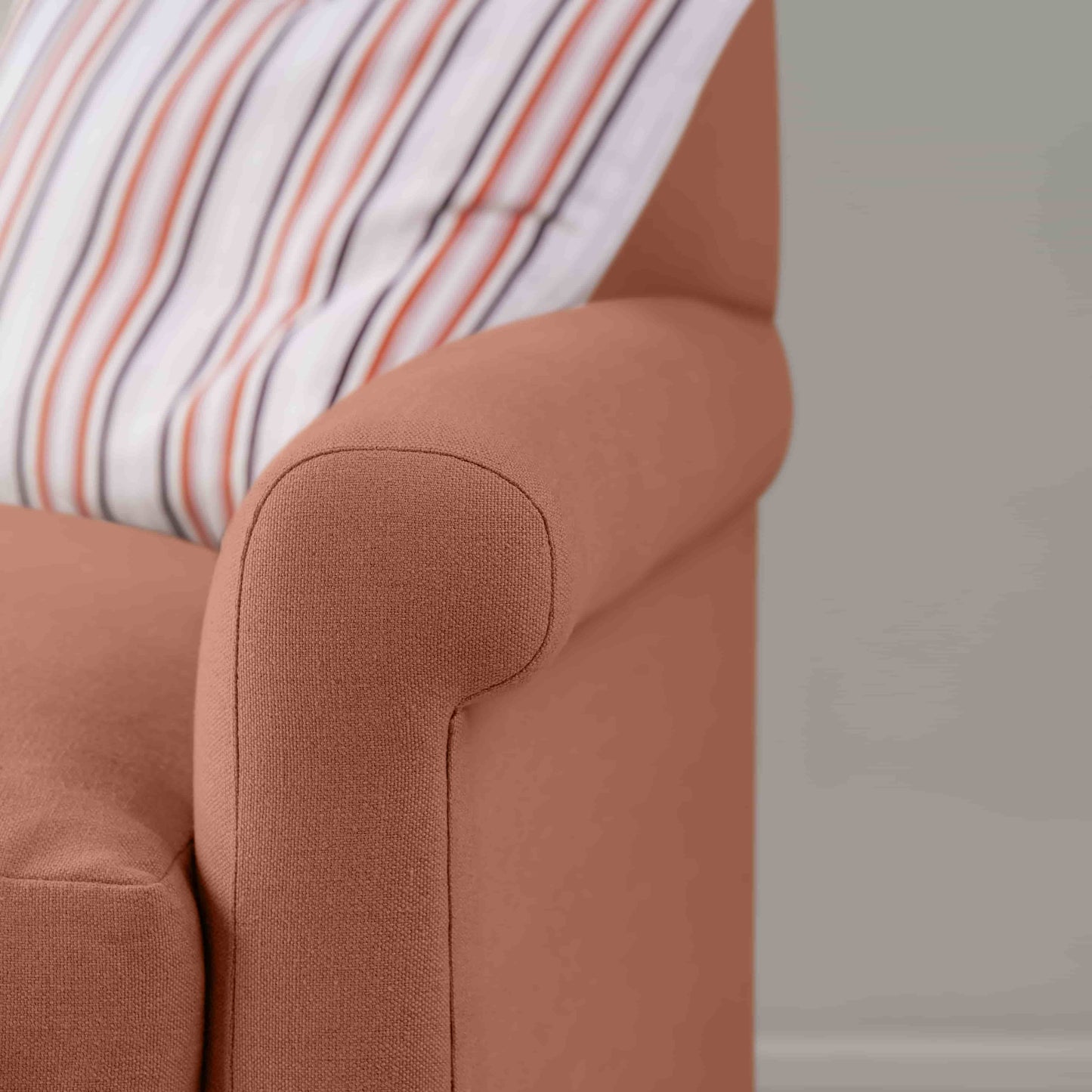 Idler Love Seat in Laidback Linen Cayenne - Nicola Harding