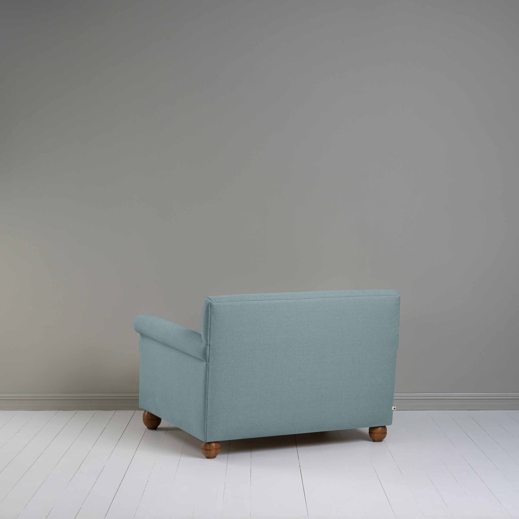  Idler Love Seat in Laidback Linen Cerulean 