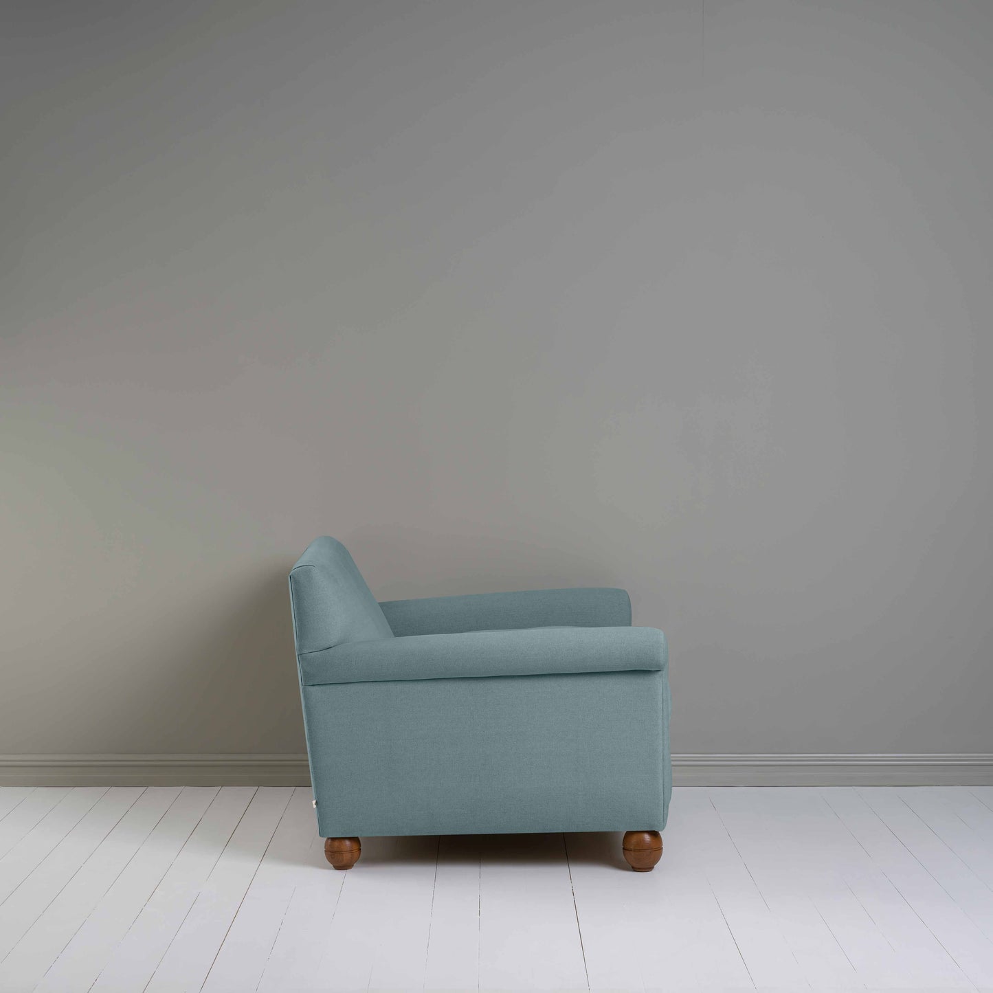 Idler Love Seat in Laidback Linen Cerulean - Nicola Harding
