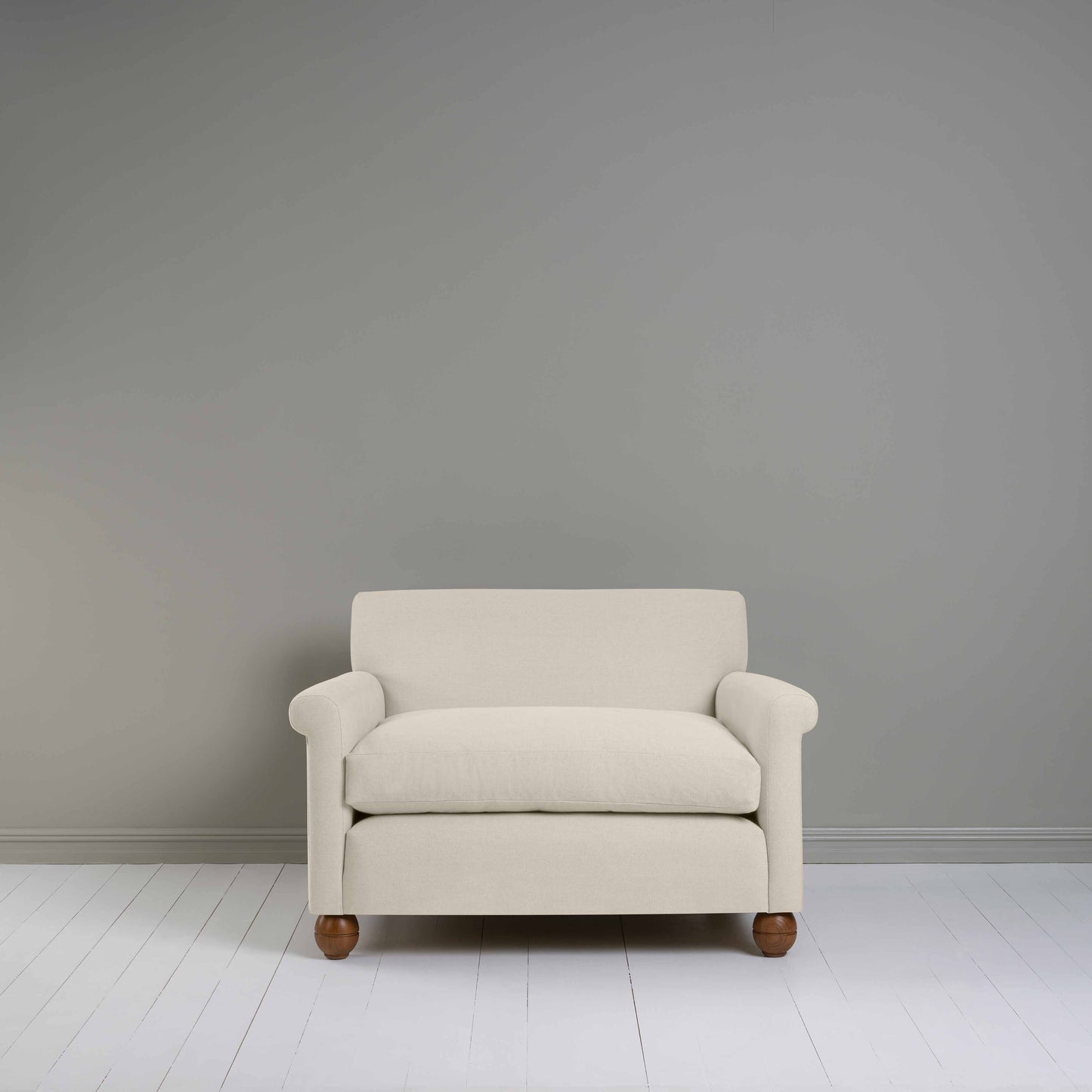 Idler Love Seat in Laidback Linen Dove - Nicola Harding