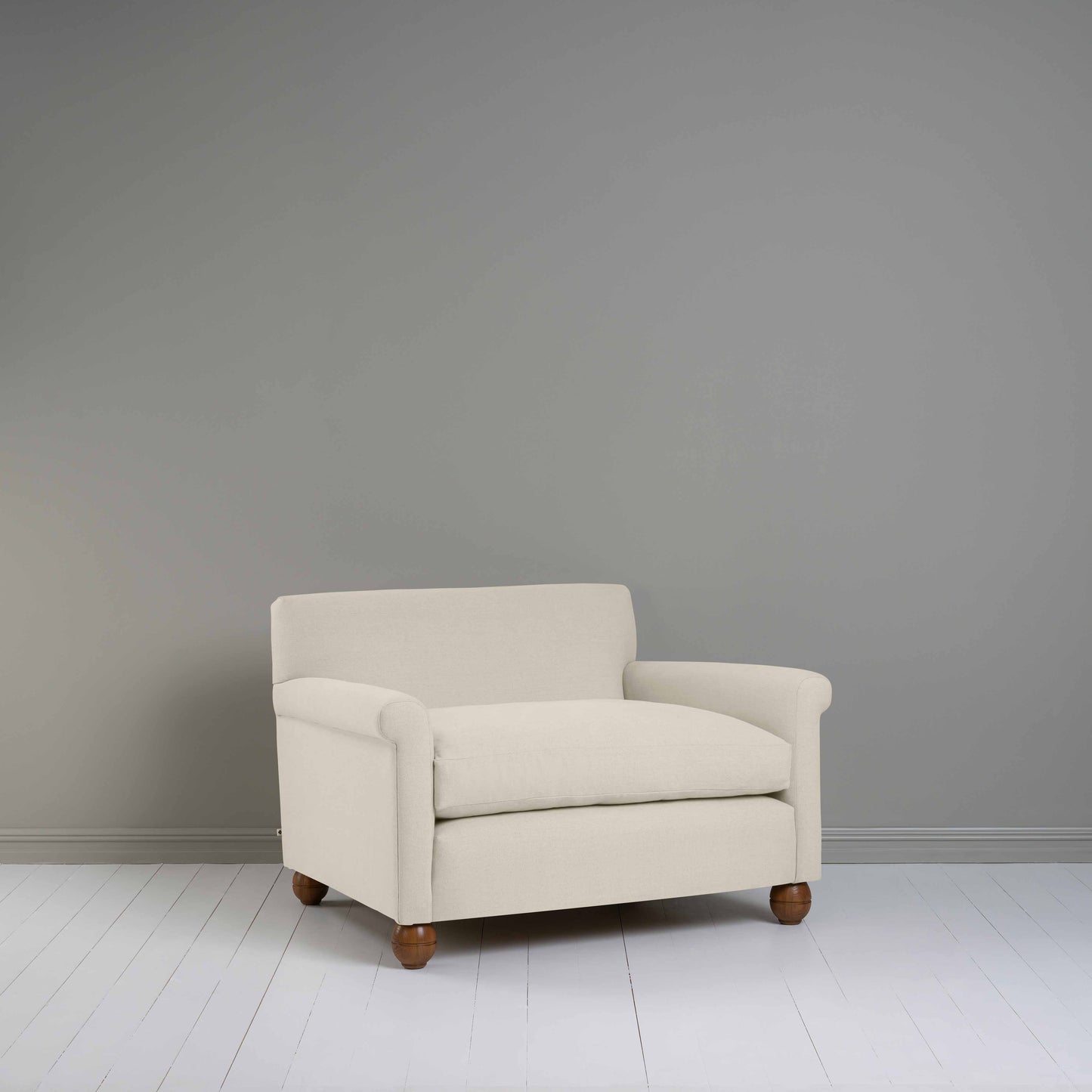 Idler Love Seat in Laidback Linen Dove - Nicola Harding