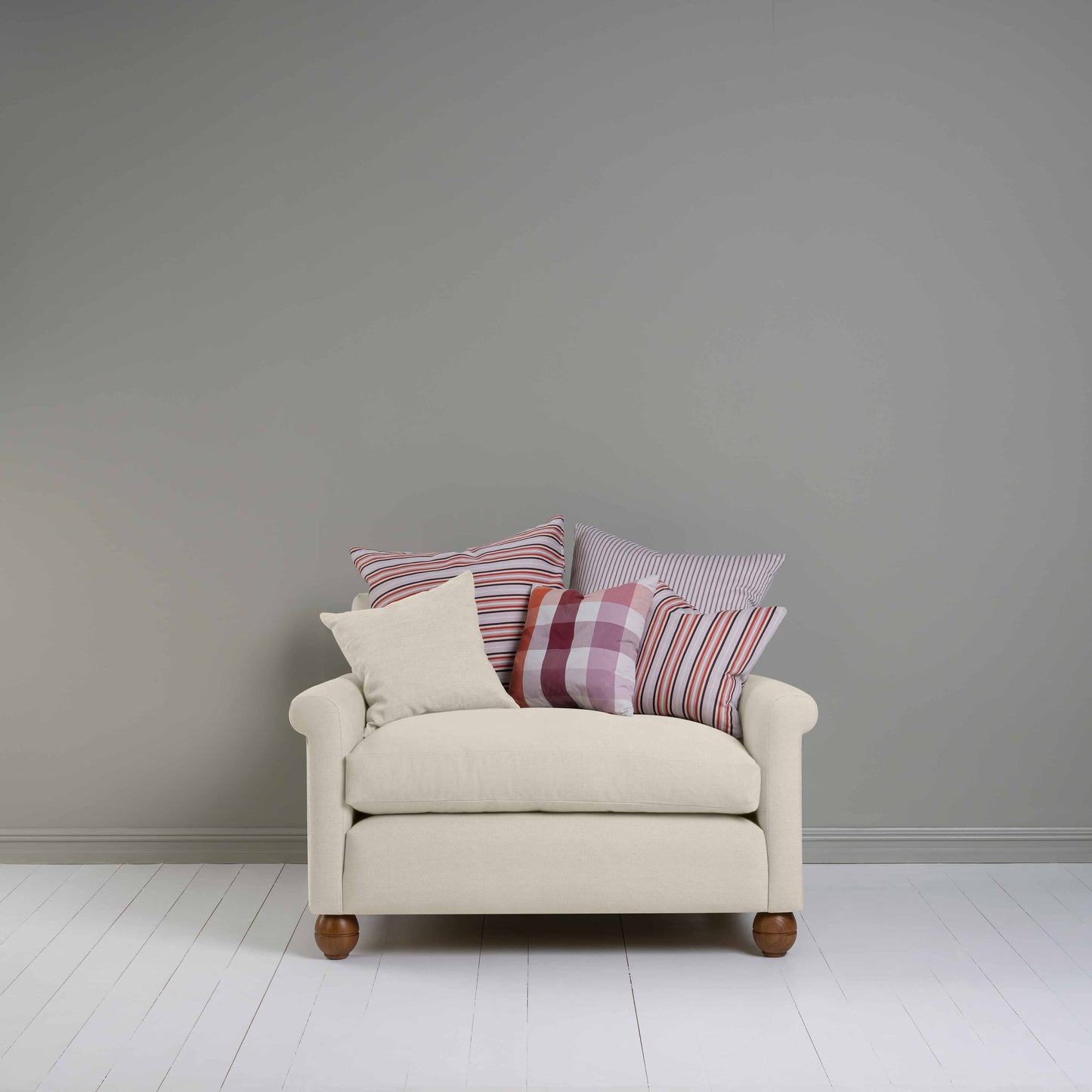 Idler Love Seat in Laidback Linen Dove - Nicola Harding