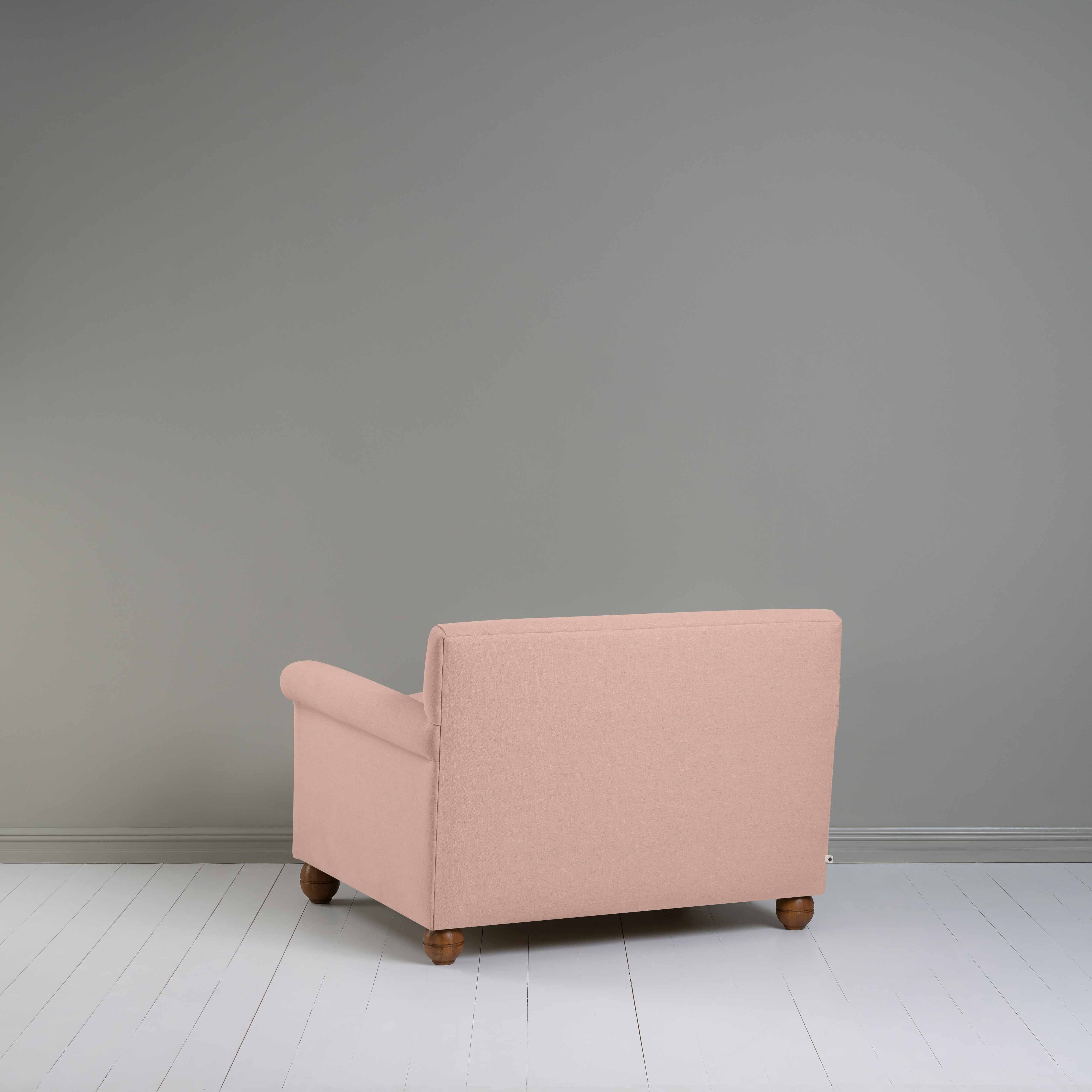  Idler Love Seat in Laidback Linen Dusky Pink - Nicola Harding 