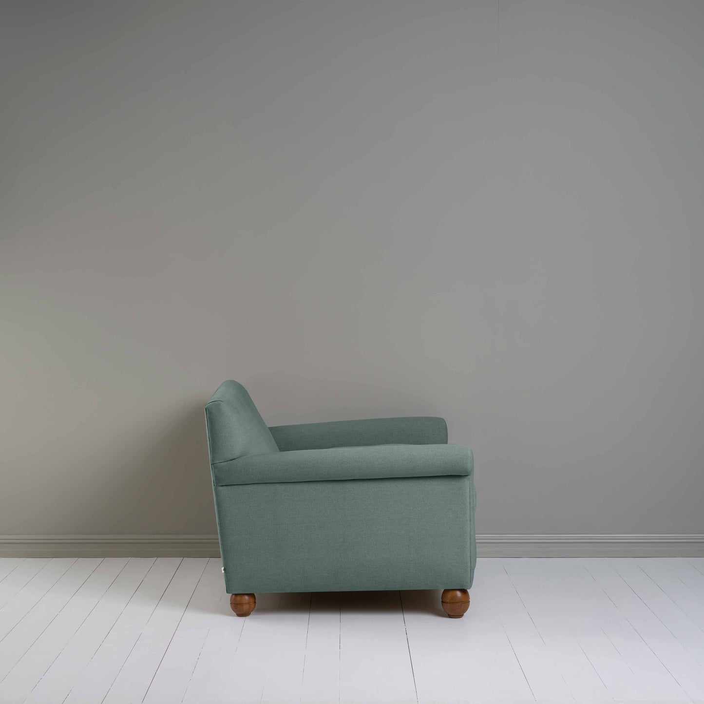 Idler Love Seat in Laidback Linen Mineral - Nicola Harding