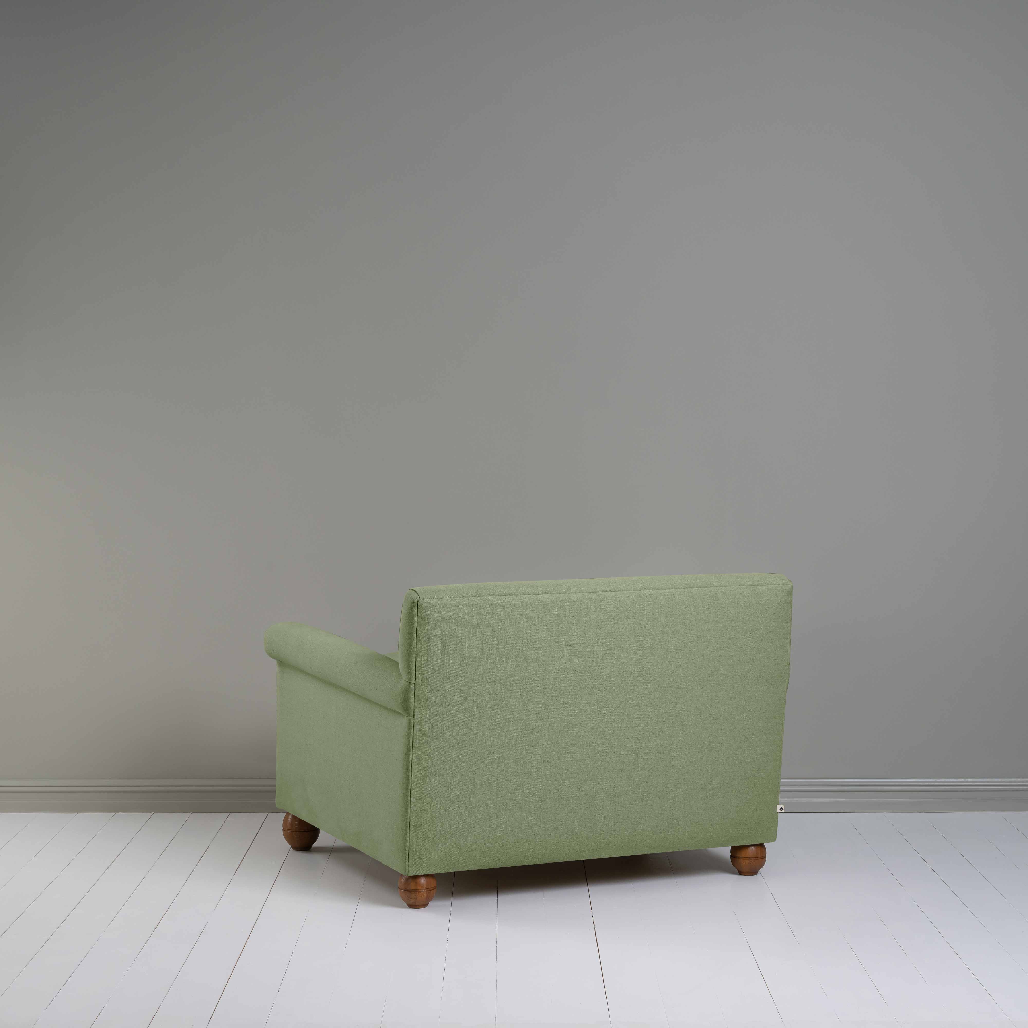  Idler Love Seat in Laidback Linen Moss 