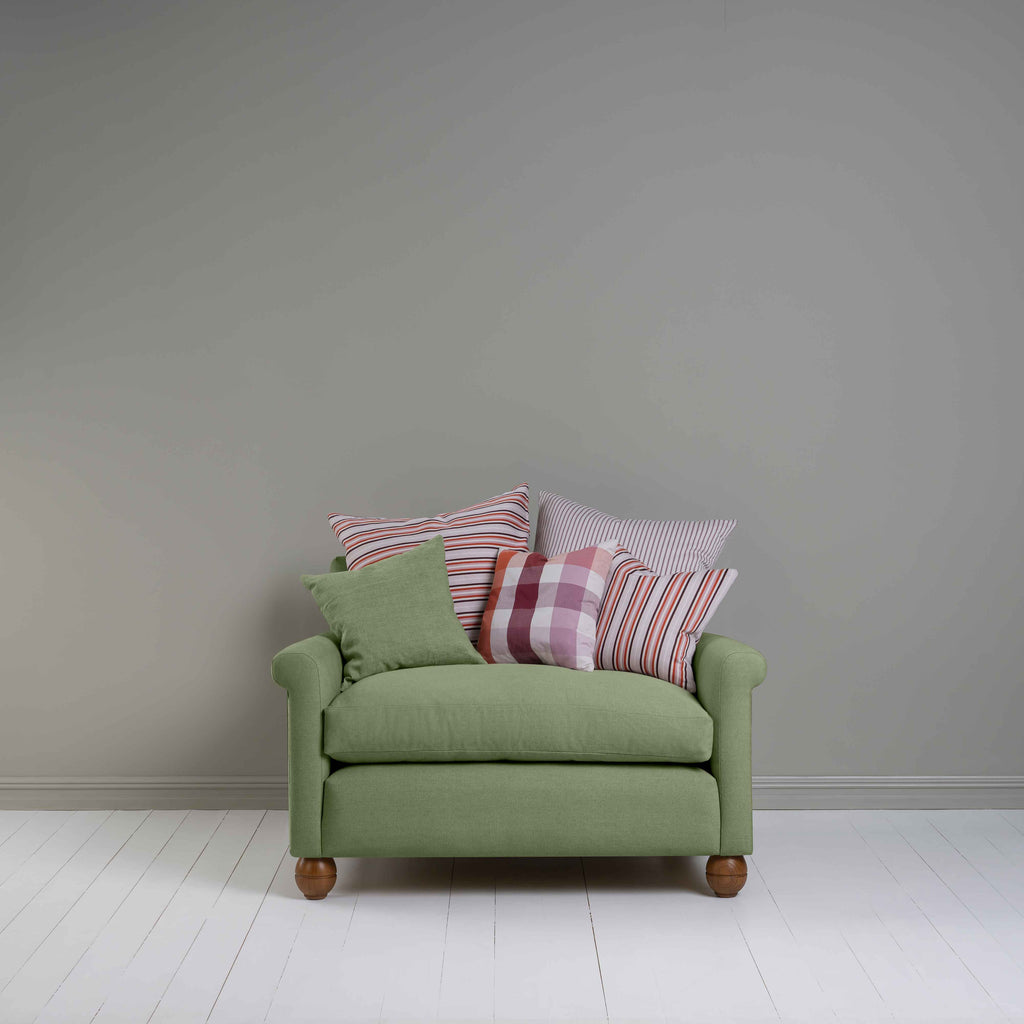  Idler Love Seat in Laidback Linen Moss 