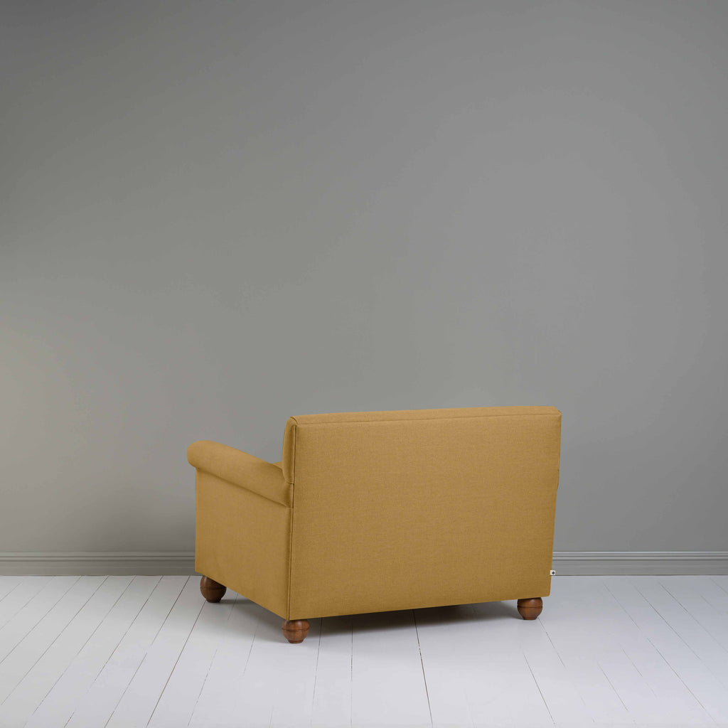  Idler Love Seat in Laidback Linen Ochre - Nicola Harding 