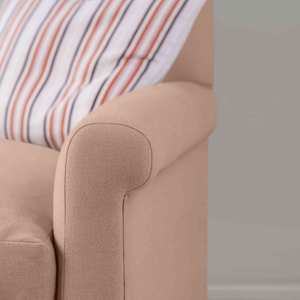  Idler Love Seat in Laidback Linen Roseberry - Nicola Harding 