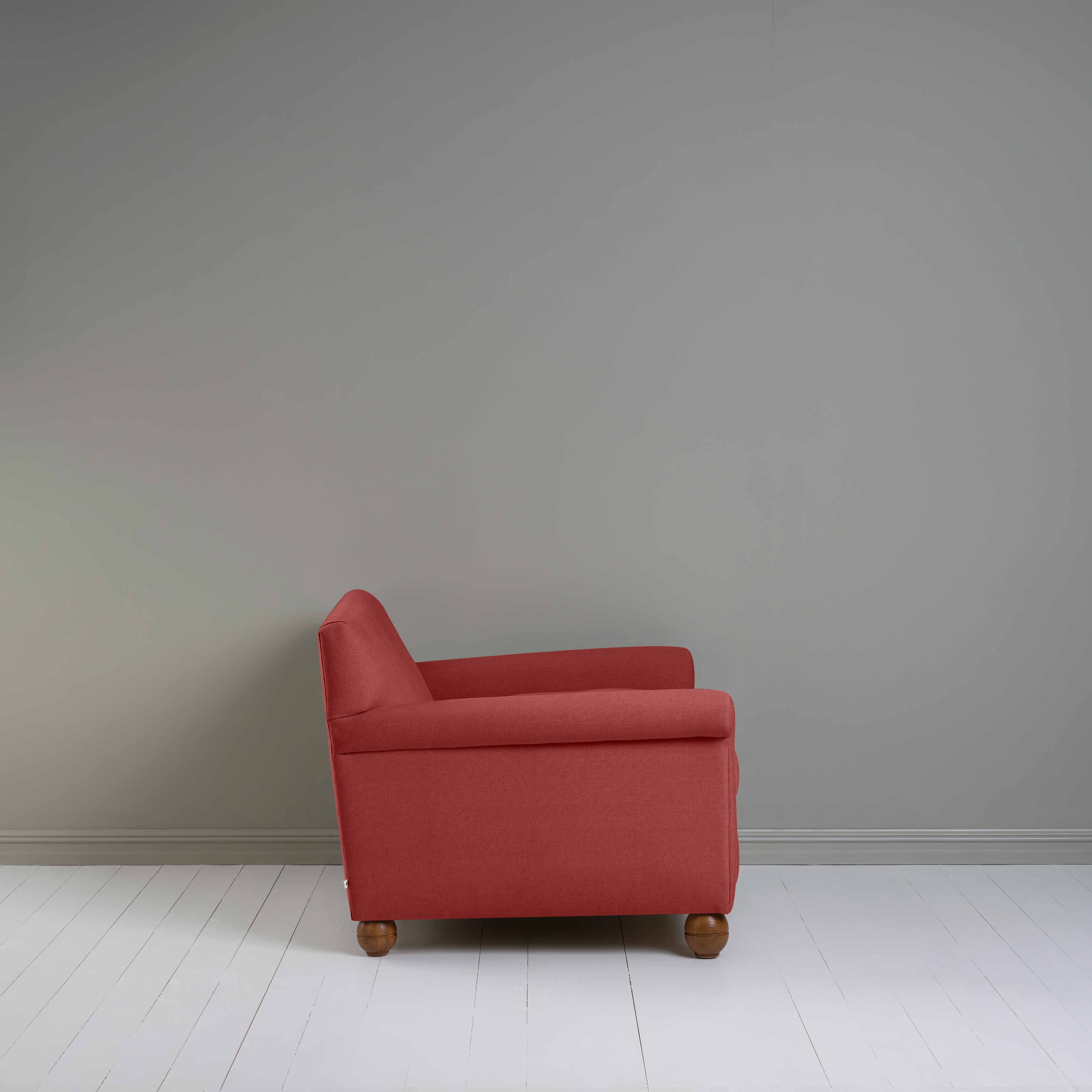  Idler Love Seat in Laidback Linen Rouge 