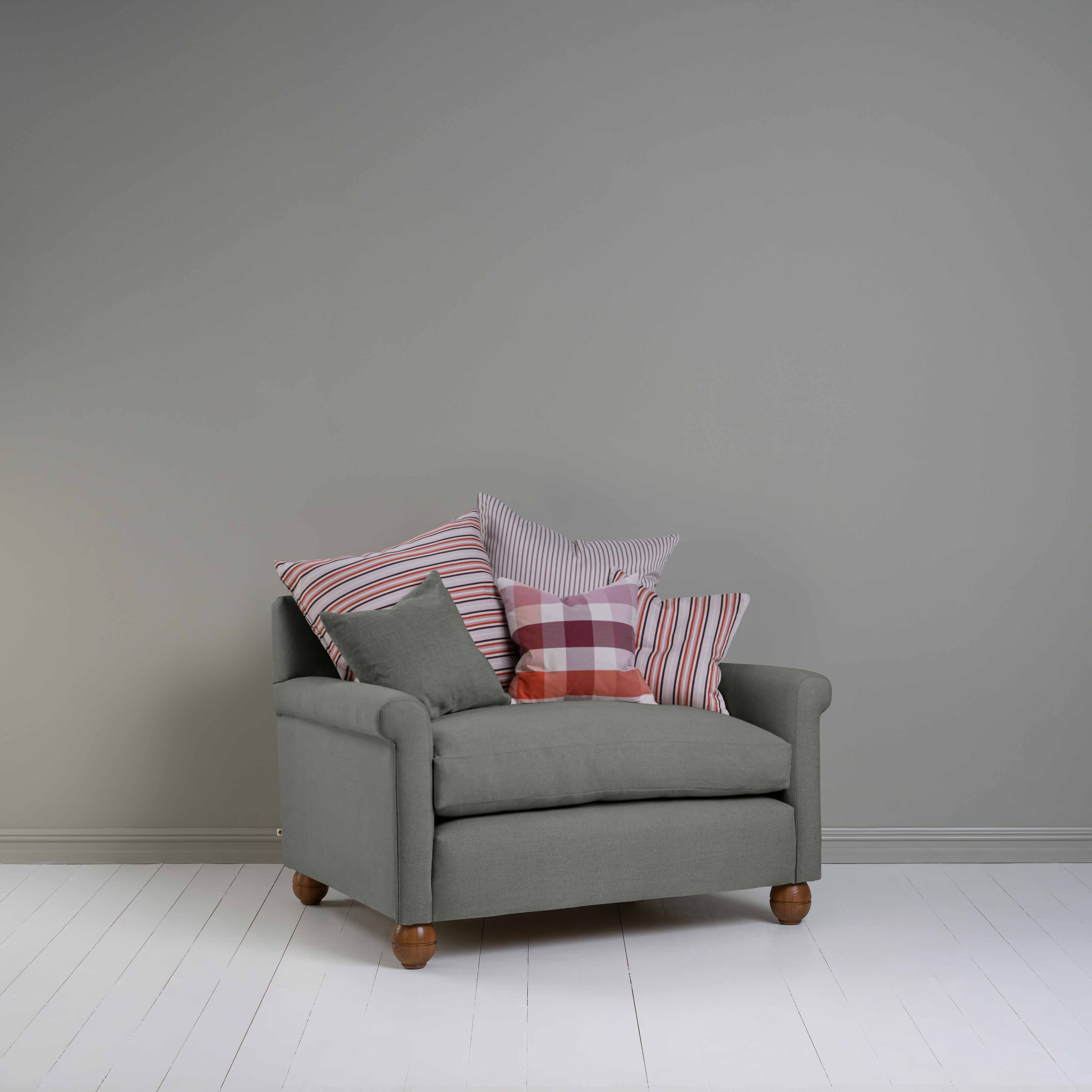  Idler Love Seat in Laidback Linen Shadow - Nicola Harding 