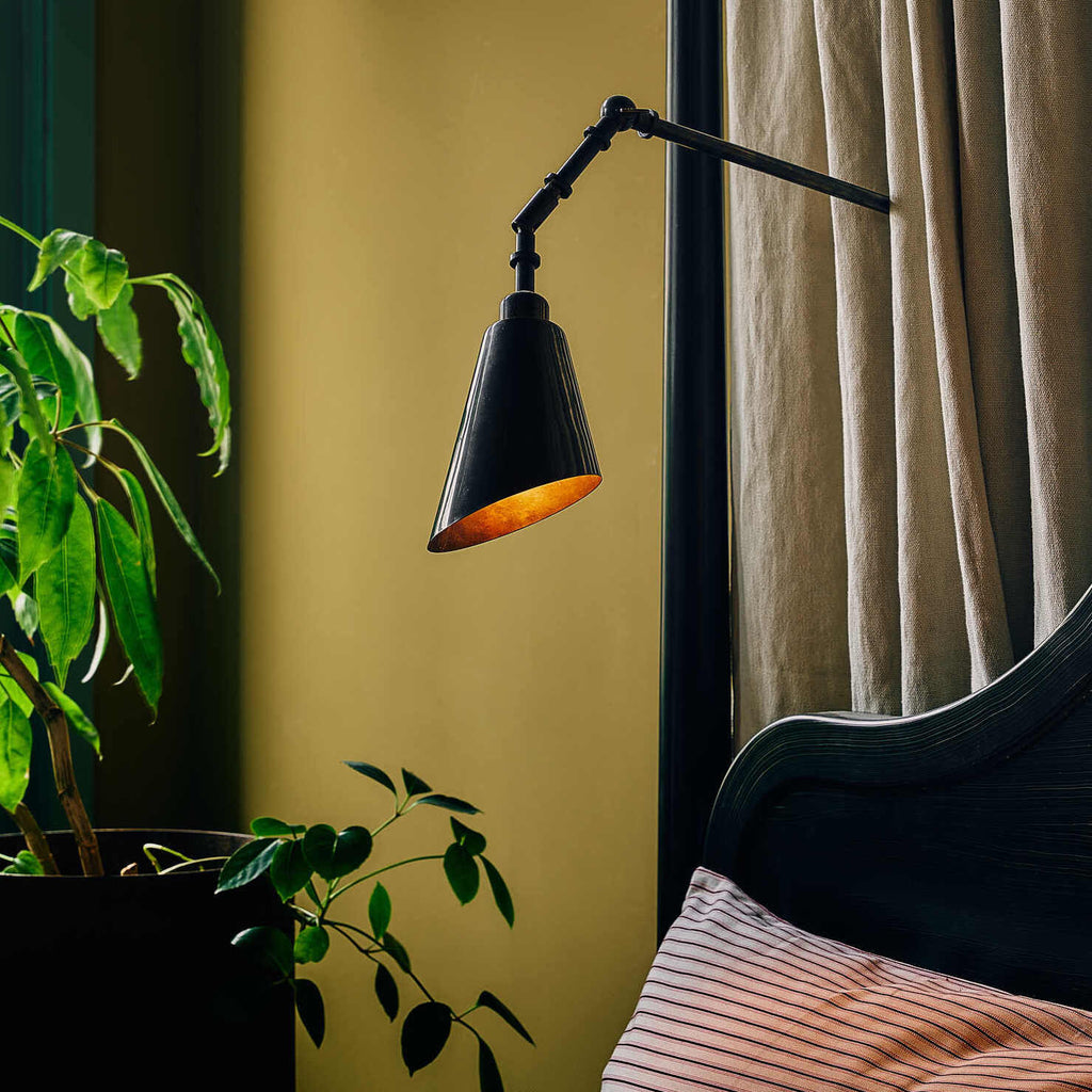  Limelight Waxed Brass Wall Light 