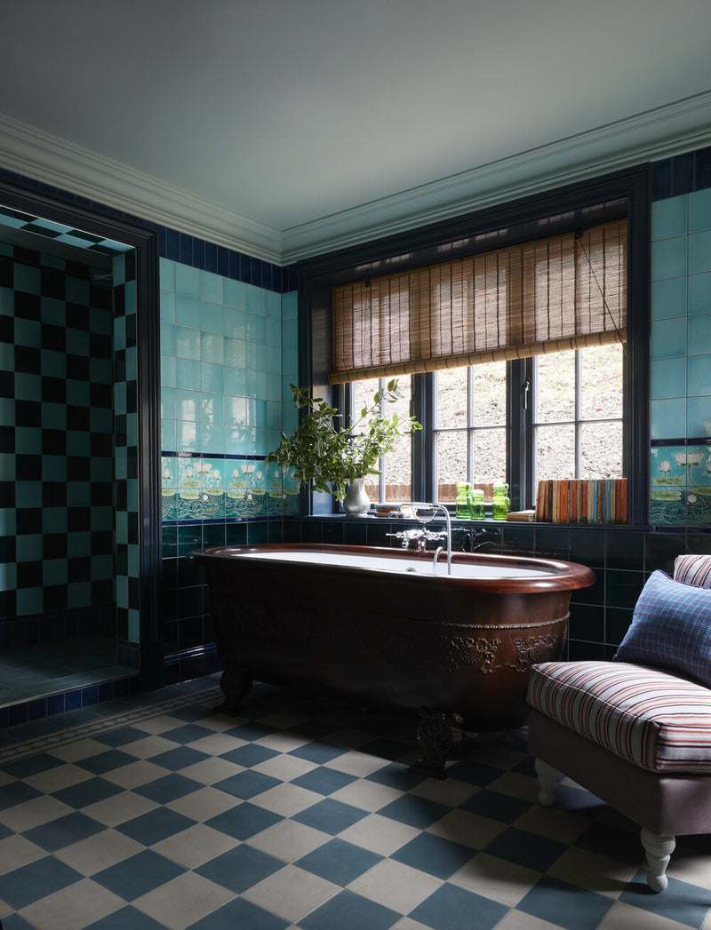 Artfully styled bathroom by Nicola Harding & Co.