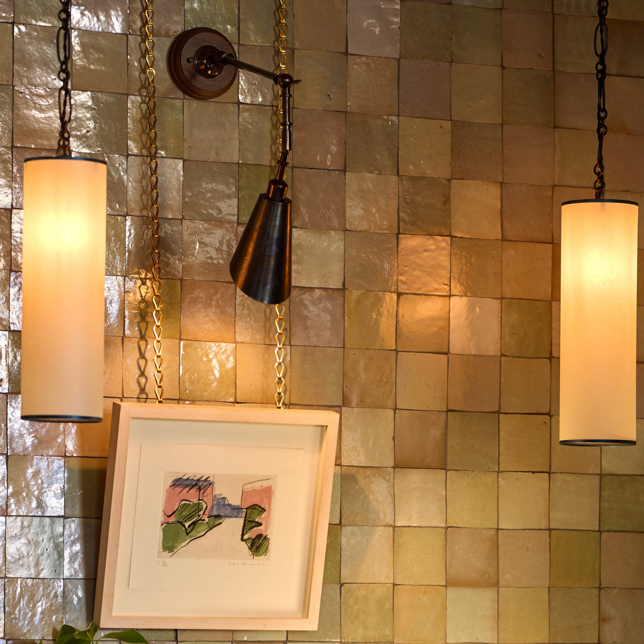 Limelight Waxed Brass Wall Light