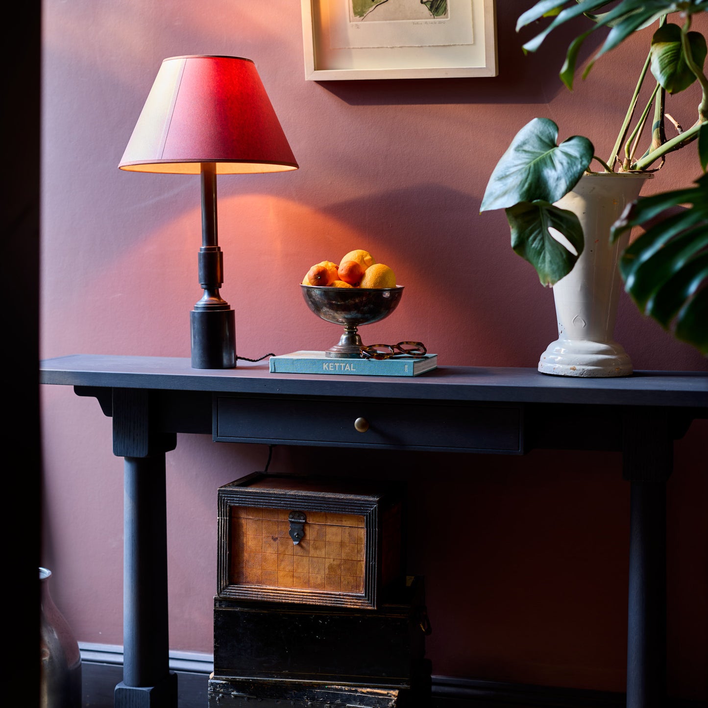 Keepsake Console Table, Pomegranate
