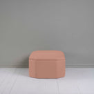  Hither Hexagonal Storage Ottoman in Laidback Linen Roseberry - Nicola Harding 