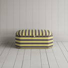 Hither Hexagonal Storage Ottoman in Regatta Cotton, Custard