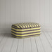 image of Hither Hexagonal Storage Ottoman in Regatta Cotton, Custard
