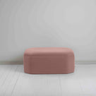  Hither Hexagonal Ottoman in Intelligent Velvet Dusky Pink - Nicola Harding 