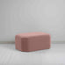 image of Hither Hexagonal Storage Ottoman in Intelligent Velvet Dusky Pink