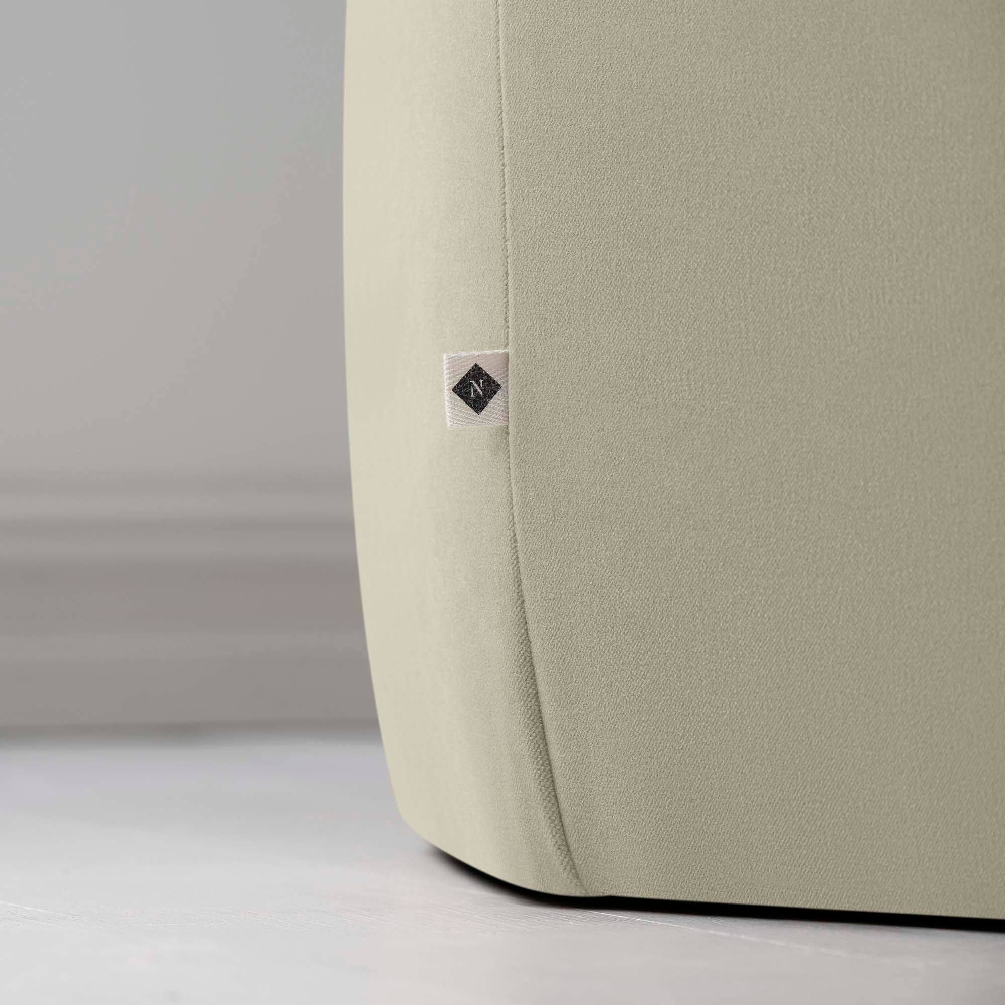  Hither Hexagonal Storage Ottoman in Intelligent Velvet Moonstone - Nicola Harding 