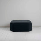  Hither Hexagonal Ottoman in Intelligent Velvet Onyx, Back View - Nicola Harding 
