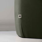  Hither Hexagonal Storage Ottoman in Intelligent Velvet Seaweed - Nicola Harding 