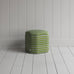 image of Thither Hexagonal Ottoman in Colonnade Cotton, Green and Wine
