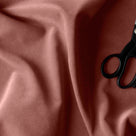  Intelligent Velvet Damson, Fabric With Scissor - NiX 