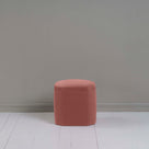  Thither Hexagonal Ottoman in Intelligent Velvet Damson, Back View - NiX 