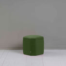  Thither Hexagonal Ottoman in Intelligent Velvet Juniper - NiX 