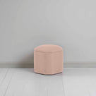  Thither Hexagonal Ottoman in Laidback Linen Dusky Pink - NiX 