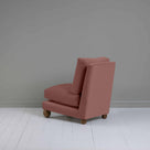  Perch Slipper Armchair in Intelligent Velvet Rose, Back View - NiX 