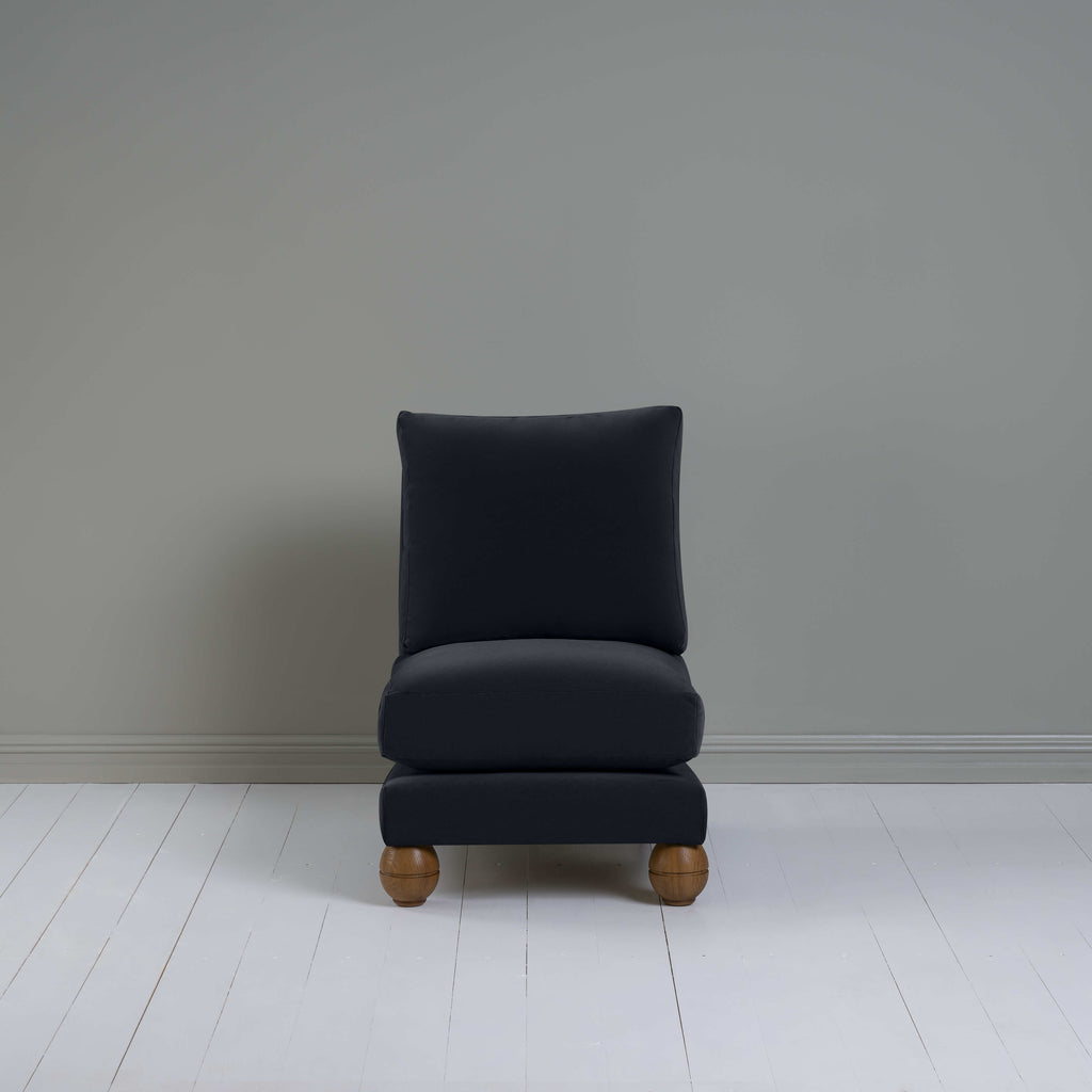  Perch Slipper Armchair in Intelligent Velvet Onyx 