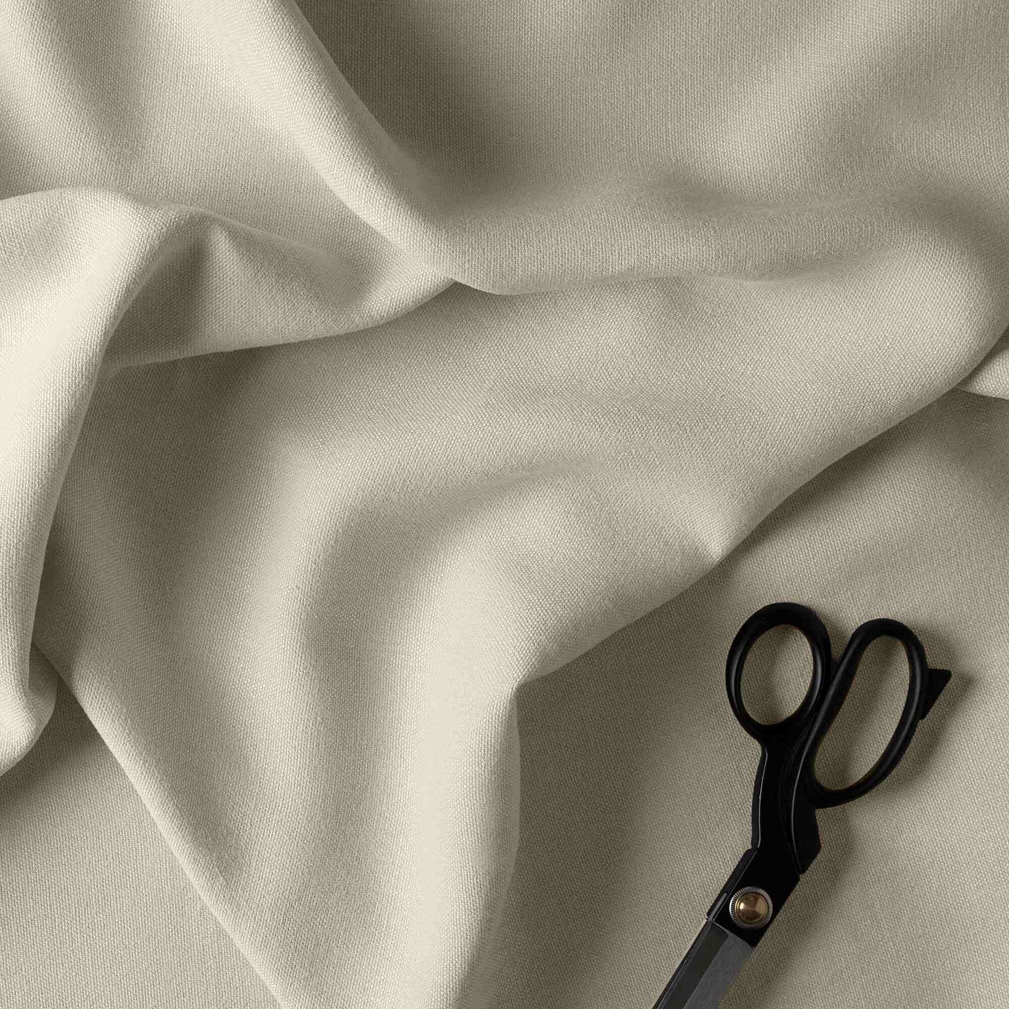 Laidback Linen Dove, Fabric With Scissor - NiX