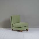  Perch Slipper Armchair in Laidback Linen Moss - NiX 