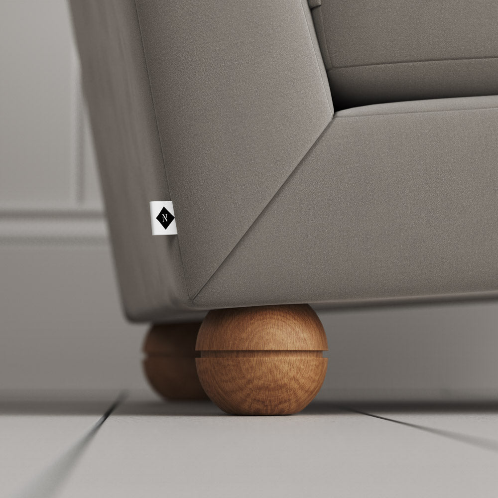 Wooden Round Feet