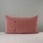 Rectangle Lollop Cushion in Intelligent Velvet, Damson