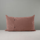  Back Side of Rectangle Dusty Pink Velvet Cushion 