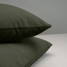  Rectangle Lollop Cushion in Intelligent Velvet, Seaweed 