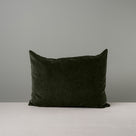  Rectangle Lollop Cushion in Intelligent Velvet, Seaweed 
